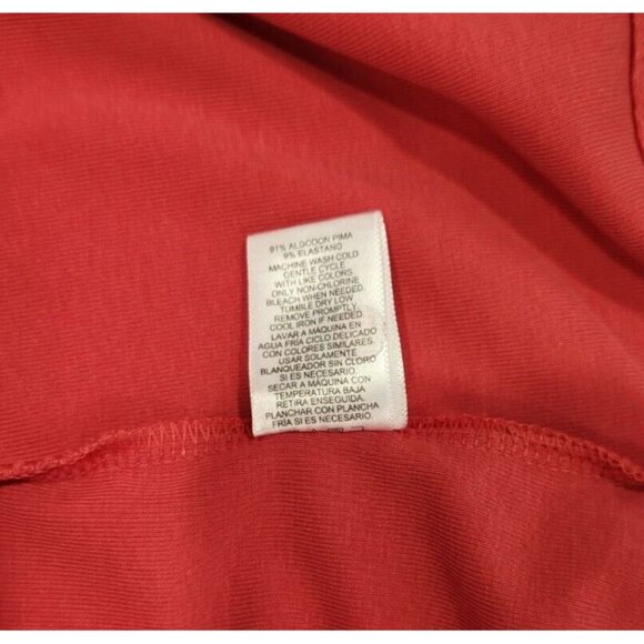 Ellen Tracy Pima Cotton T-Shirt Dress W Pockets Large - Picture 6 of 7